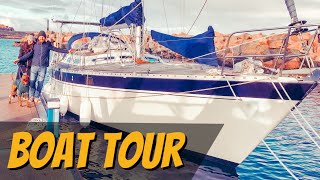 E4: We Bought A Blue Water Sailing Boat!! - (Boat Tour)