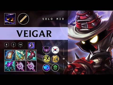 Veigar Mid vs Qiyana - KR Master Patch 26.01