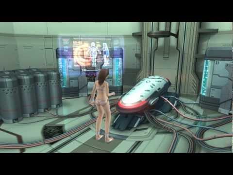 Xenosaga III HD Cutscene 121 - KOS-MOS's Eternal Sleep (Elsa) - JAPANESE - SWIMSUIT MODE