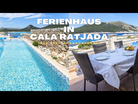 Mallorca Ferienhaus in Cala Ratjada - Meerblick, eigener privater Pool, drei Schlafzimmer, Terrasse