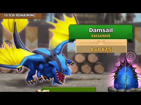 DAMSAIL Max Level 175 Titan Mode - Dragons: Rise of Berk