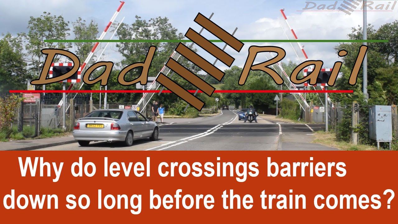 Watch video Why do railway level crossing barriers go down so early - Dad Rail HD Now Why do railway level crossing barriers go down so early - Dad Rail HD