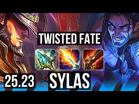 TWISTED FATE vs SYLAS (MID) | KR Master | 25.23