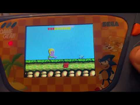 Wonder boy Sega gamegear gameplay #sega #gamegear #wonderboy #retrogaming