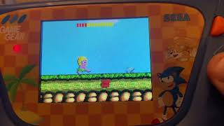 Wonder boy Sega gamegear gameplay #sega #gamegear #wonderboy #retrogaming