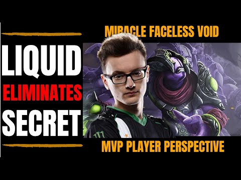Liquid vs Secret | Miracle Faceless Void MVP Perspective The International 2019 - TI9 Lower Bracket