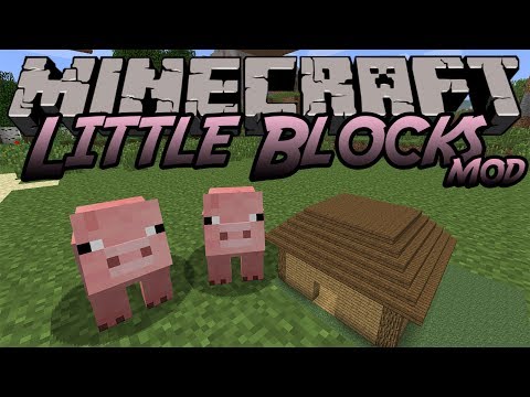 【MinecraftMOD紹介】小さいブロックが置ける/Little Block MOD
