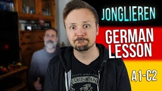 Learn German (A1-C2) Word of the Day | jonglieren | Get Germanized | #30