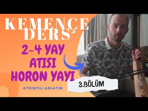 Kemençe Dersi - 2/4 Yay Atışı ve Ritim - Horon Yayı Atma (Notalı ve Notasiz) #kemençedersi #kemence
