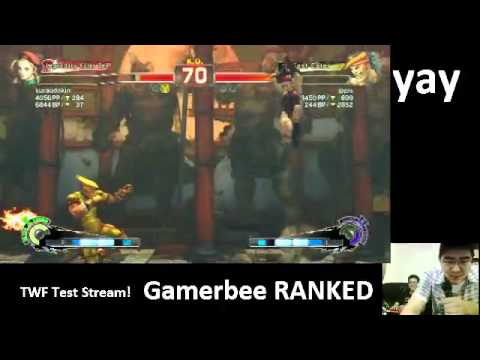 SSF4 AE: Kuraudokin (Cammy) VS Gamerbee (Adon) - Match 2 of 2