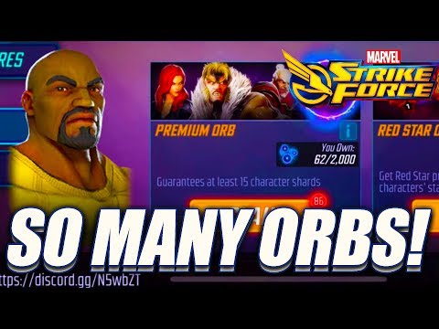 80+ PREMIUM ORBS & 250+ BASIC ORBS! - Marvel Strike Force