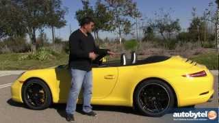 2013 Porsche 911 Carrera S Cabriolet Test Drive & Convertible Sports Car Video Review