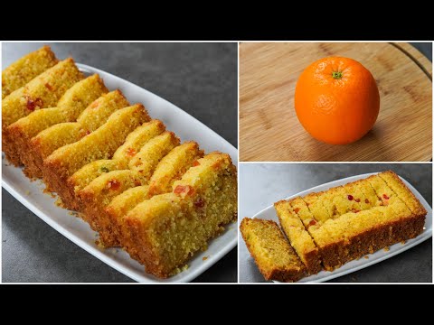 Orange Suji Cake Recipe Without Oven | Rava Cake Recipe | Suji Cake