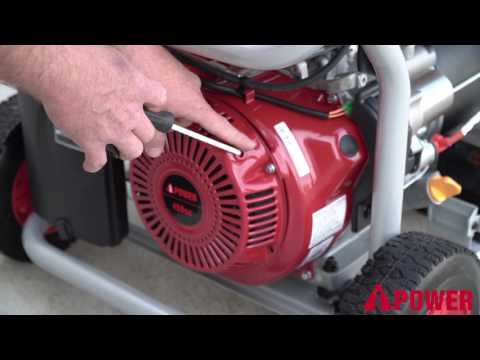 SUA12000E A-iPower Portable Generator - A Demonstration Video 459CC Engine