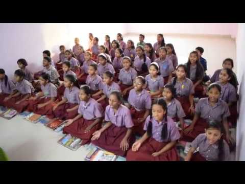 The carnatic vocals class, TSWRESI fine arts sing a geetham
