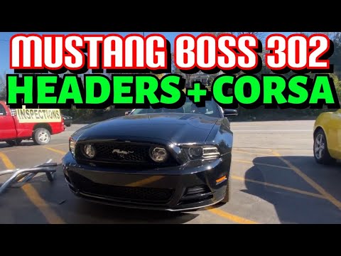 2014 Ford Mustang GT BOSS 302 MOTOR & DUAL EXHAUST w/ CORSA AXLE BACK!