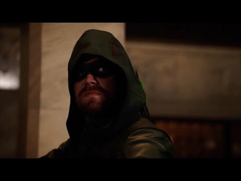 Green Arrow infiltrates the police station | Arrow 8x06 [HD] Scene