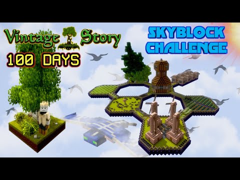 Thrilling 100-Day Vintage Story Skyblock Challenge!