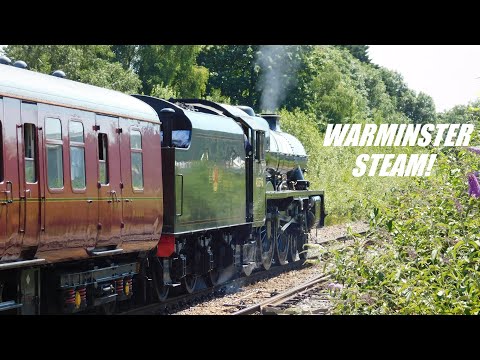 Warminster Steam Train! (18/07/21) #45596 #STEAMTRAIN