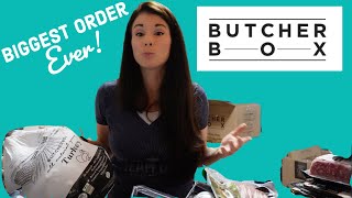 Butcher Box: My BIGGEST ORDER EVER - Grassfed Beef & Organic Chicken Subscription Unboxing + Coupon