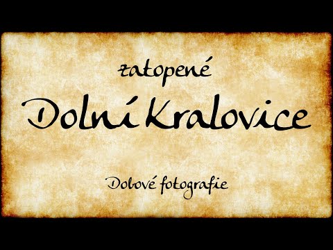 (7) Dobové fotografie –⁠ Zatopené Dolní Kralovice