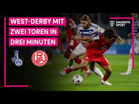MSV Duisburg – Rot-Weiss Essen, Highlights mit Live-Kommentar | 3. Liga | MAGENTA SPORT