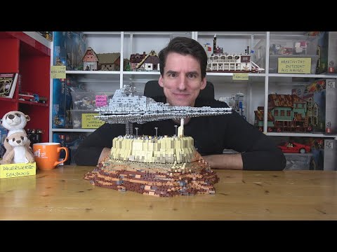 The Empire over Jedha City als riesiges MOC von onecase und ich habe auch bissi LEGO® verbaut