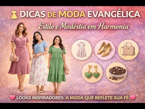 🌼 Moda Evangélica Feminina: Beleza e Fé Caminhando Juntas 🌼