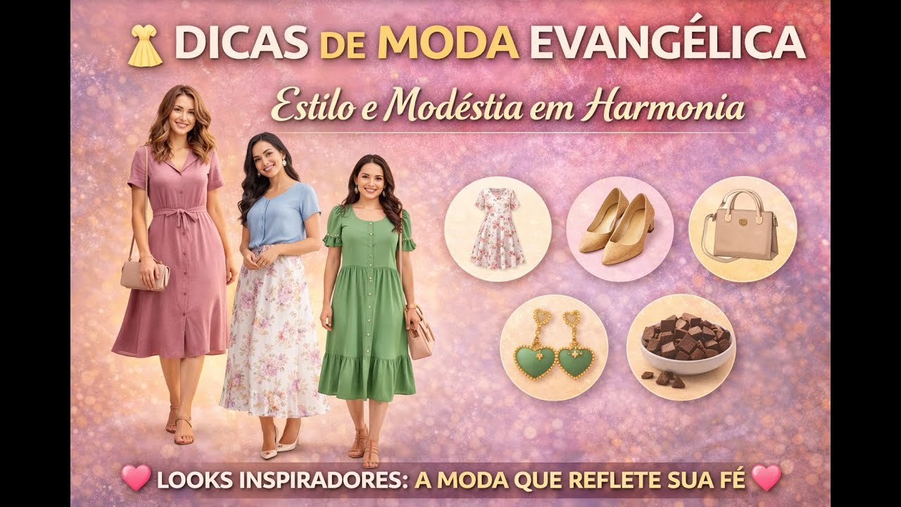 🌼 Moda Evangélica Feminina: Beleza e Fé Caminhando Juntas 🌼