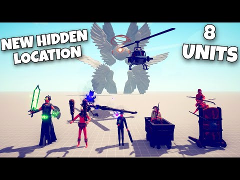 ALL 8 NEW HIDDEN UNITS SECRET LOCATION 2022 - Totally Accurate Battle Simulator TABS