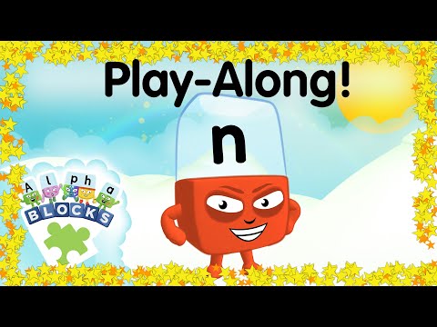Alphablocks - Can You Find N? | #PlayAlong | Learn to Read