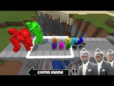 Coffin Meme "Among Us" Traps Edition Part 3 - Minecraft