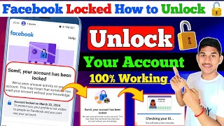 Facebook Account Locked How to Unlock 🔓 | Your Account has been Locked Facebook | Unlock fb Profile