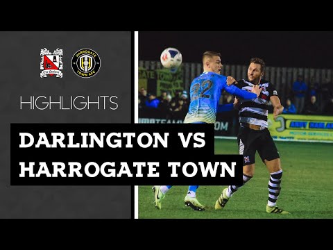 Darlington 0-2 Harrogate Town - FA Trophy - 2019/20