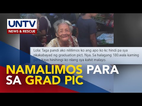 Lola na namalimos ng pera para sa grad pic ng apo, nagpaantig sa maraming netizen