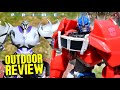Transformers Prime R.E.D. Optimus & Megatron Outdoor Toy REVIEW