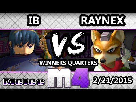 McSmashter 4 - IB (Marth) Vs. LP | Raynex (Fox) SSBM Winners Quarters - Melee