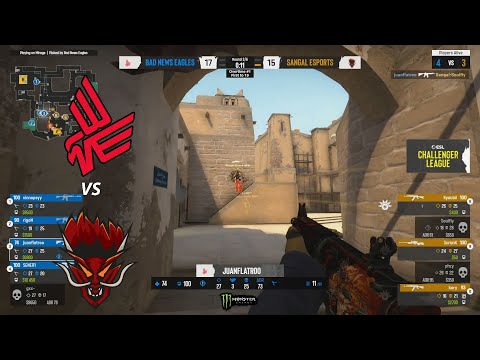 BAD NEWS EAGLES VS SANGAL - HIGHLIGHTS - Map 2 [MIRAGE] - ESL Challenger League - CSGO 2022