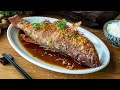 Pan Fried Fish with Soy Sauce Recipe (Red Grouper) - 煎石斑鱼