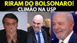 URGENTE: PAPELÃO Xandão ironiza prisão de Bolsonaro em evento da USP e vira alvo de críticas!