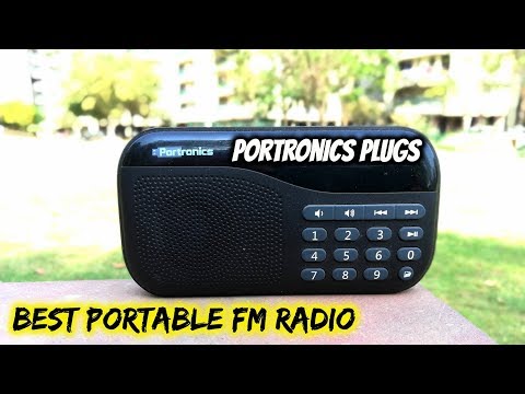 Best Portable FM Radio - Portronics Plugs review