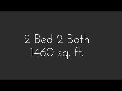 1460 sq. ft. - 2 bed 2 bath - Design Collection 1