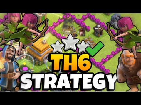 UNSTOPPABLE TH6 Attack Strategy in 2025! 🔥 Easy 3 Stars Every Time! ⭐⭐⭐