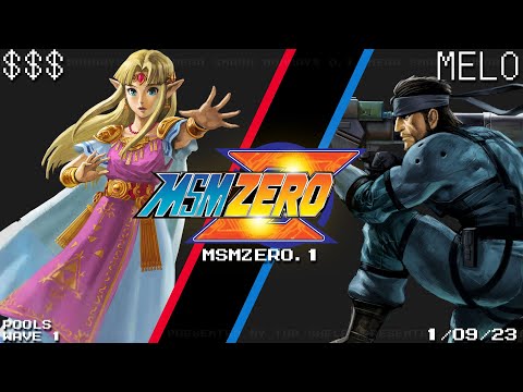 MSM:ZERO.1 - $$$ (Zelda) Vs. Melo (Snake) - SSBU - Pools Wave 1