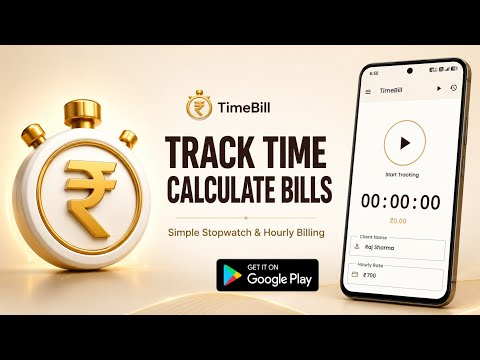 TimeBill: Stopwatch & Billing video thumbnail