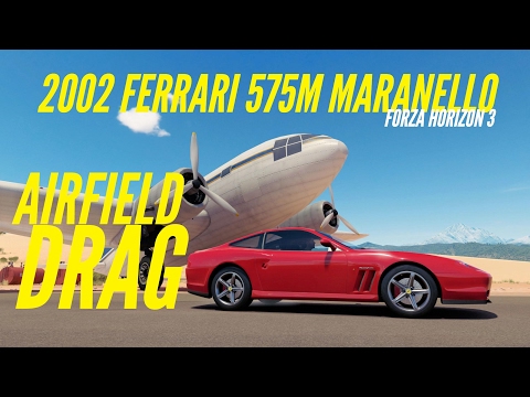 Thumbnail for Forza Horizon 3 - 2002 Ferrari 575M Maranello - Airfield Drag by Ferrari 575M Maranello