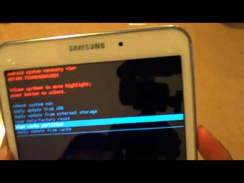 Samsung Galaxy Tab 4: How to Wipe Cache Partition