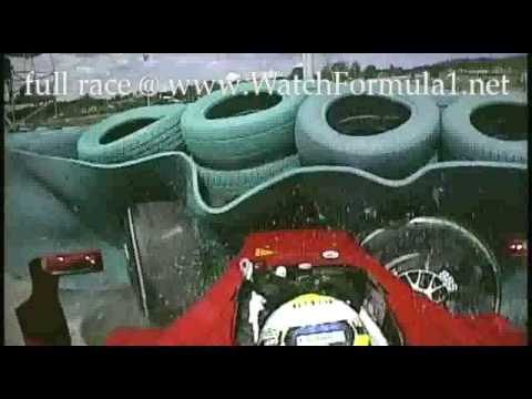 Formula 1 - HUNGARY 2009 (Budapest) - Race 10 Felipe Massa CRASH!!!