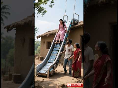 Cute Sister Enjoys an Imagine Swing Surprise from Brother 🎠🎁✨ #ai #kindness