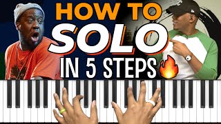 How To Solo  Robert Glasper Piano Licks in 5 STEPS